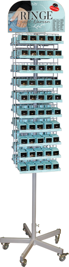 Stojak - Pierścionki z imionami